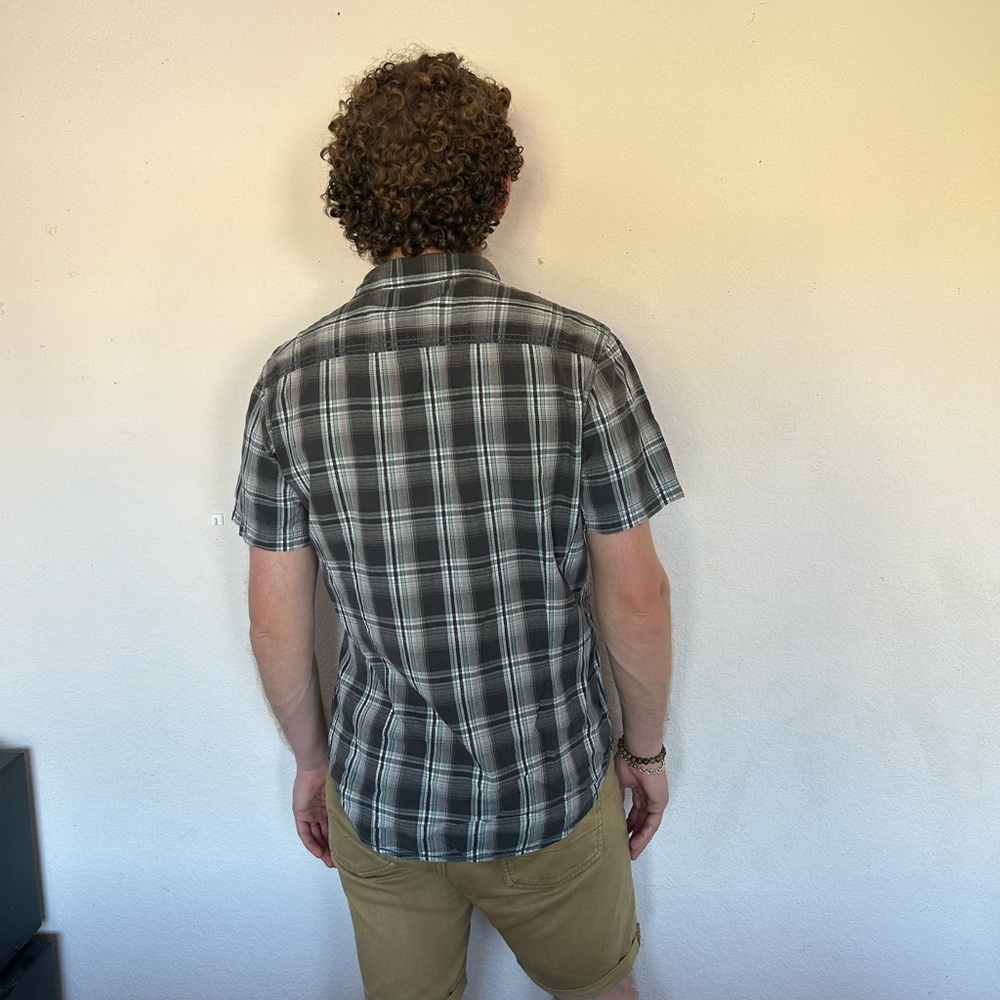 Plaid button up - Picture 2 of 5